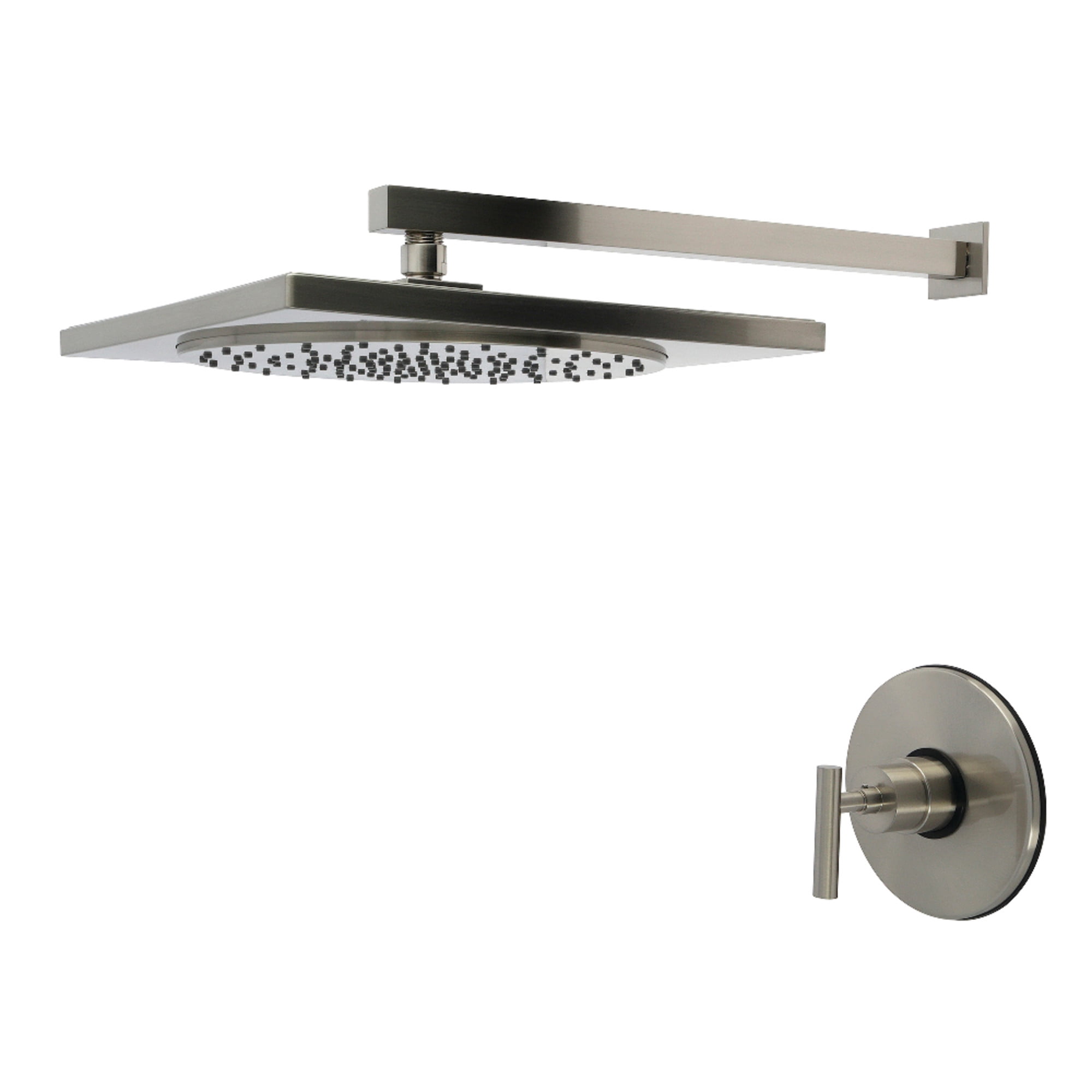 Kingston Brass KB8338CMLSO Manhattan Single-Handle Pressure Balanced Shower Faucet, Brushed Nickel