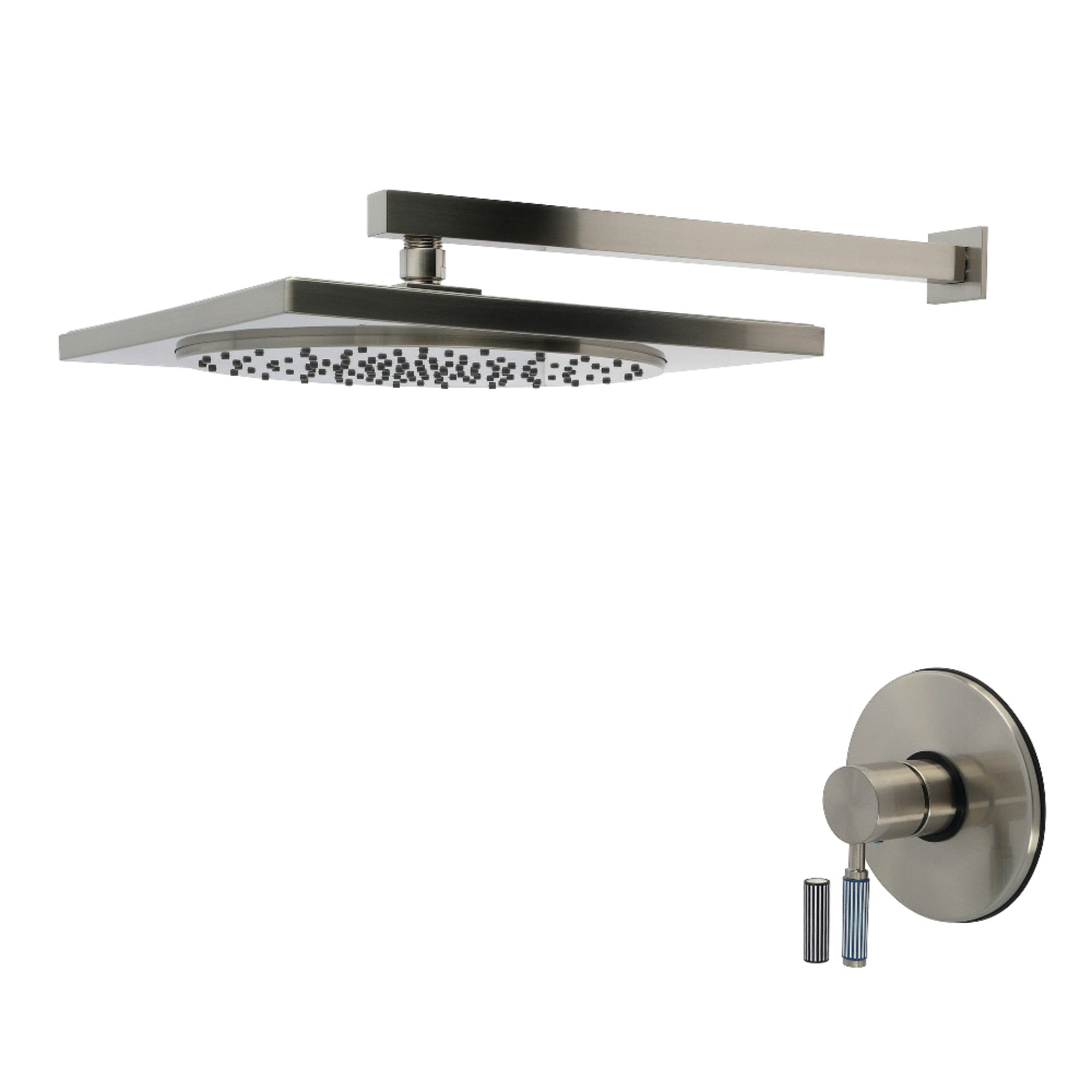 Kingston Brass KB8338KPSSO Verona Single-Handle Pressure Balanced Shower Faucet, Brushed Nickel
