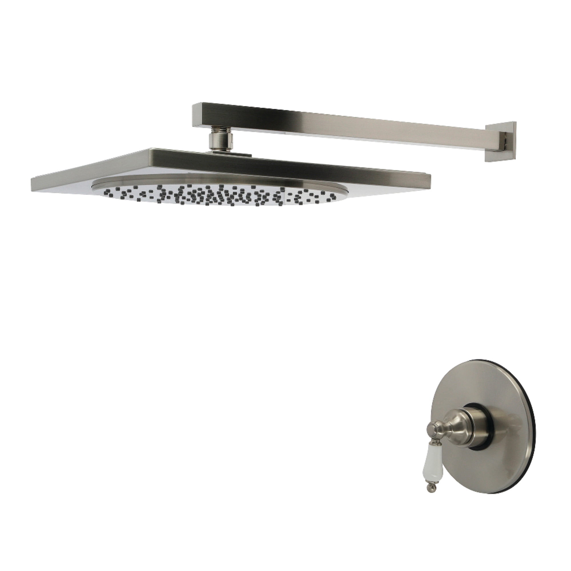 Kingston Brass KB8338PLSO Victorian Single-Handle Pressure Balanced Shower Faucet, Brushed Nickel