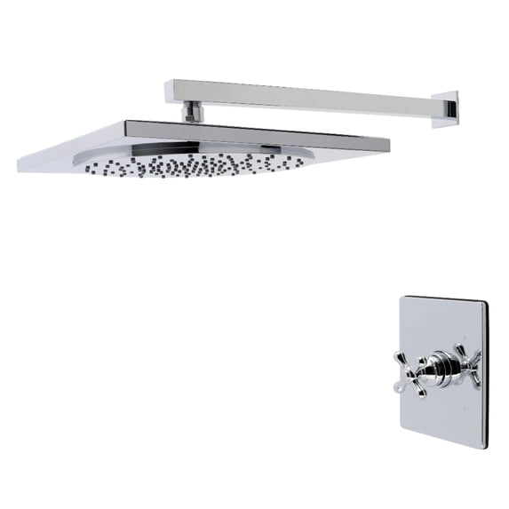 Kingston Brass KB8341AXSO Restoration Single-Handle Pressure Balanced Shower Faucet in Polished Chrome