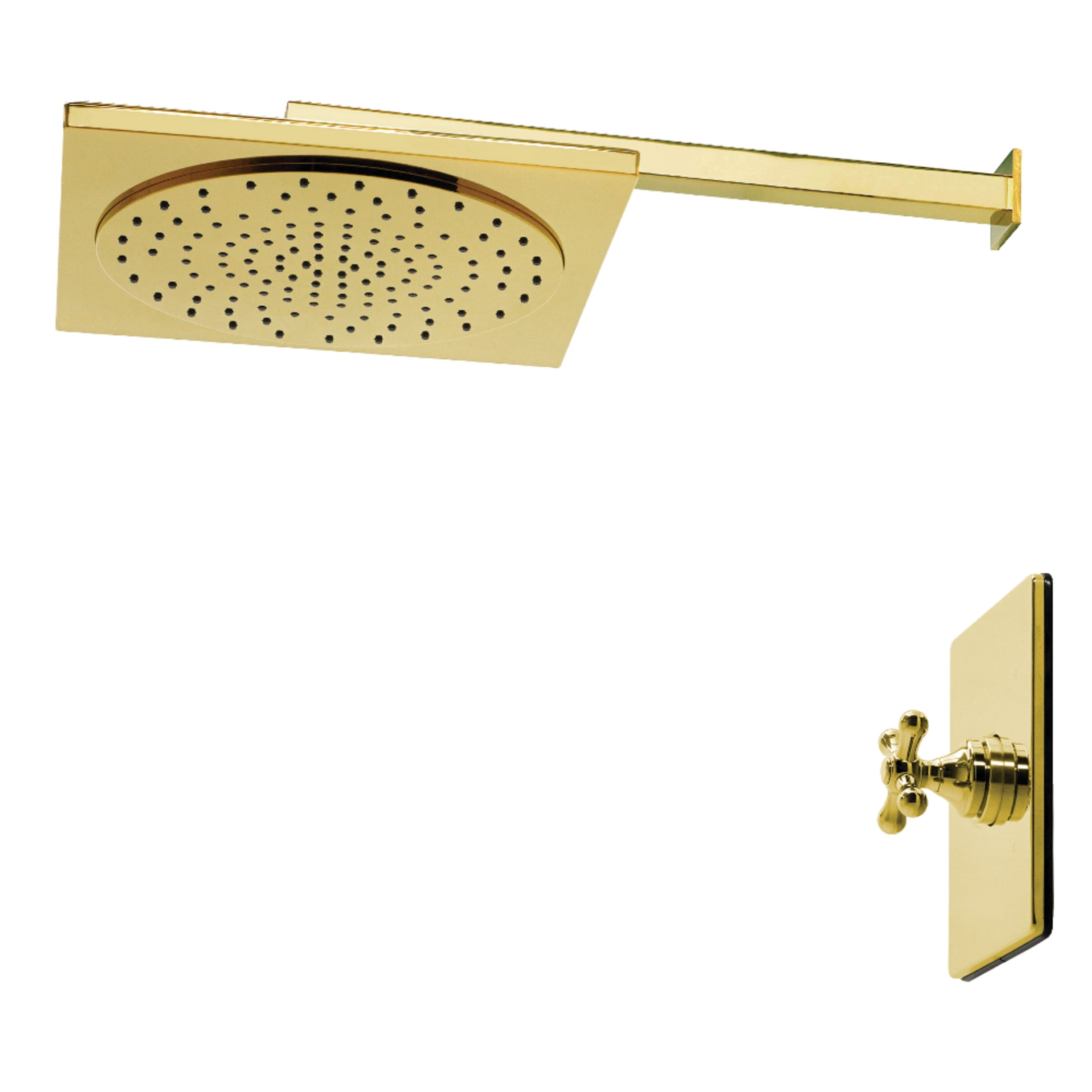 Kingston Brass KB8342AXSO Restoration Single-Handle Pressure Balanced Shower Faucet in Polished Brass