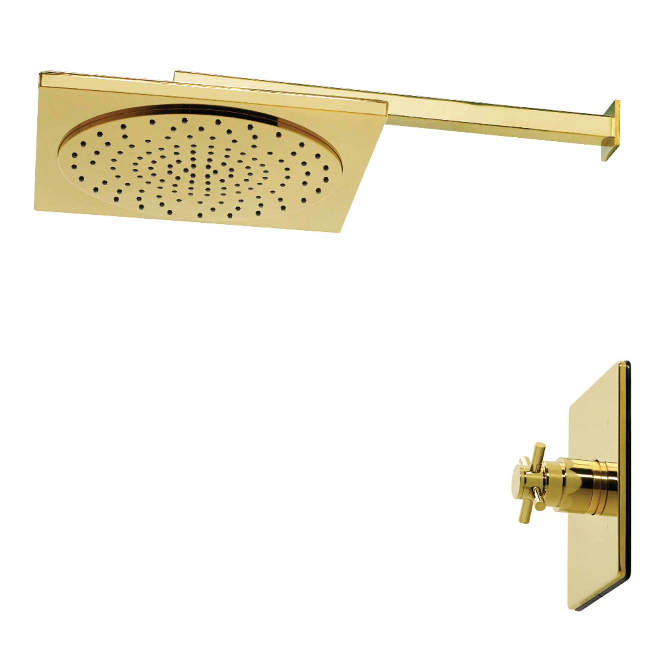 Kingston Brass KB8342DXSO Concord Single-Handle Pressure Balanced Shower Faucet in Polished Brass