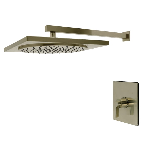 Kingston Brass KB8348NDLSO Nuvofusion Single-Handle Pressure Balanced Shower Faucet in Brushed Nickel