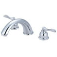 thumbnail image 1 of Kingston Brass KB8361NFL NuWave French Roman Tub Faucet, Polished Chrome, 1 of 2