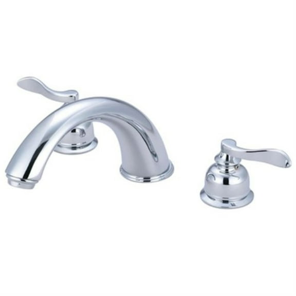 Kingston Brass KB8361NFL NuWave French Roman Tub Faucet, Polished Chrome