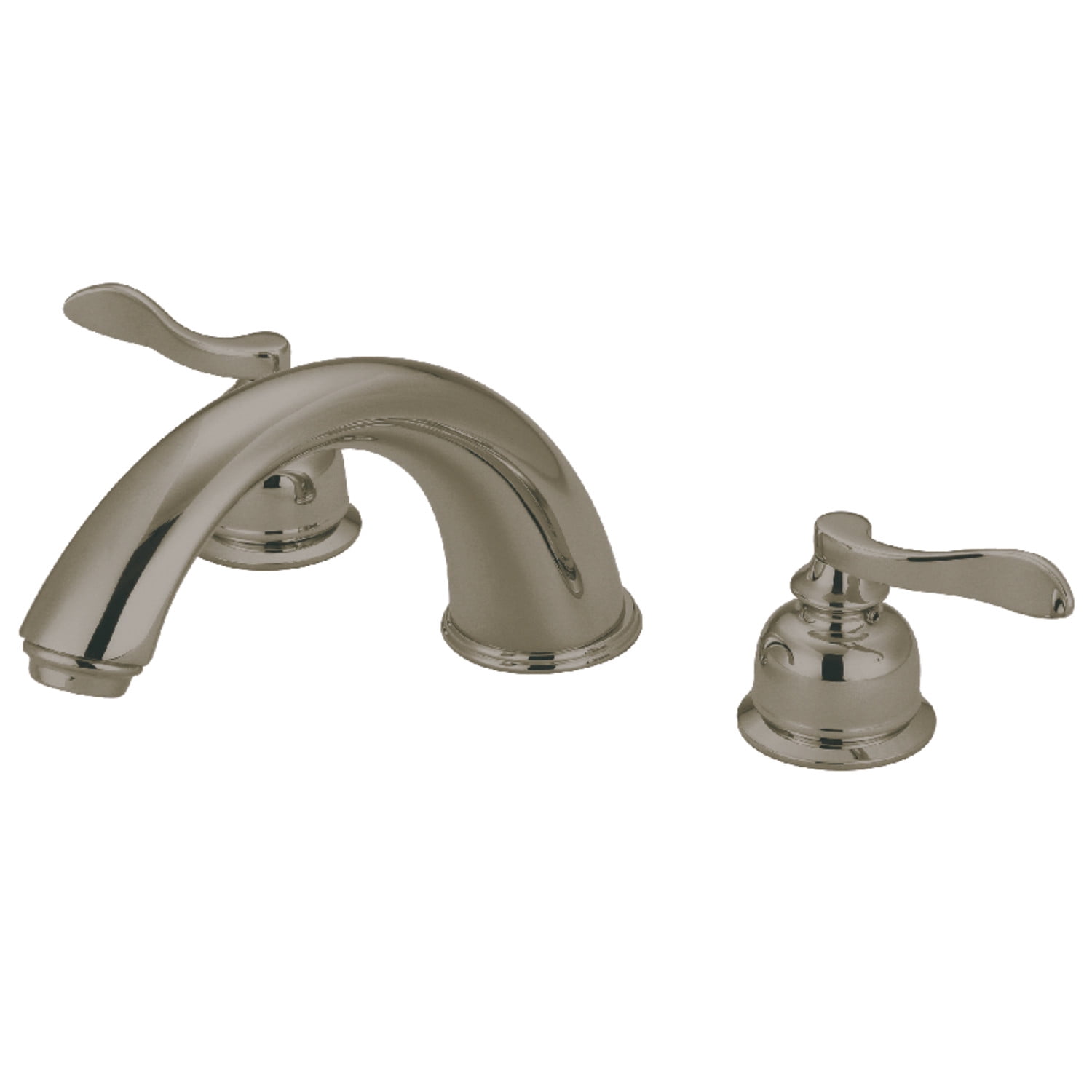 Kingston Brass KB8368NFL NuWave French Two-Handle Roman Tub Faucet, Brushed Nickel