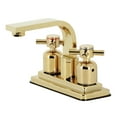 thumbnail image 1 of Kingston Brass KB8462DX Concord 4-Inch Centerset Bathroom Faucet, Polished Brass, 1 of 2