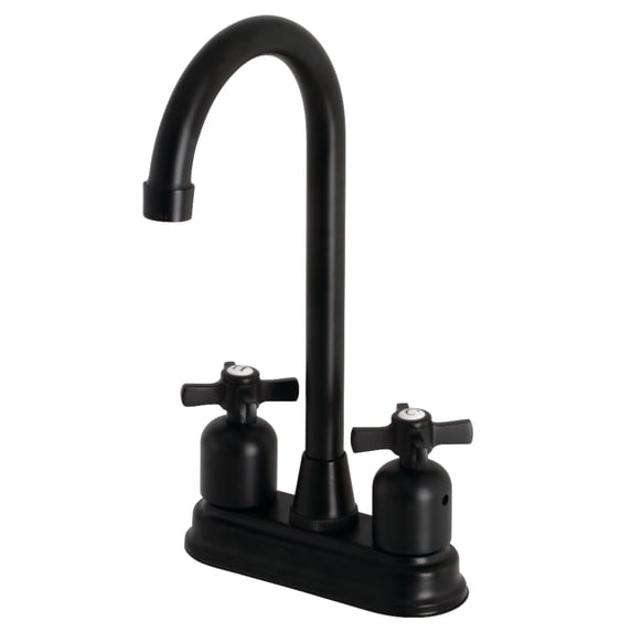 Kingston Brass KB8490ZX Millennium Bar Faucet, Matte Black