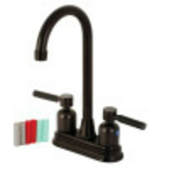 Kingston Brass KB8495DKL Kaiser Bar Faucet, Oil Rubbed Bronze