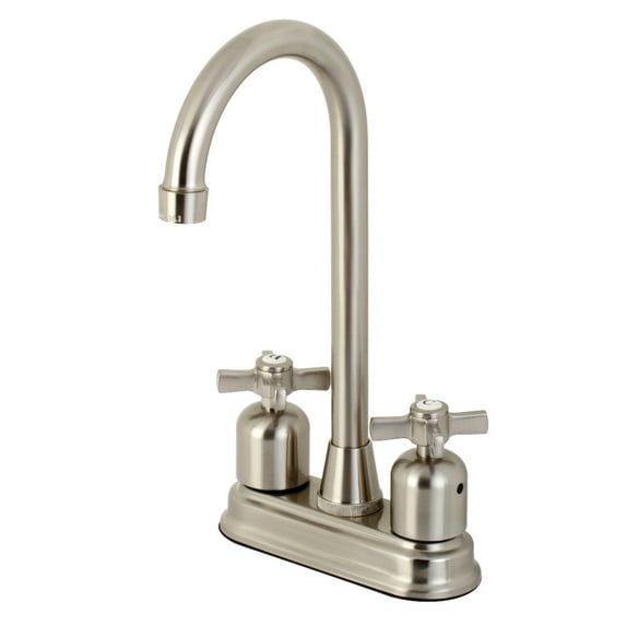 Kingston Brass KB8498ZX Millennium Bar Faucet, Brushed Nickel