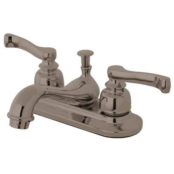 Kingston Brass KB8608 Royale 4" Centerset Bathroom Faucet, Brushed Nickel
