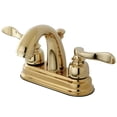 thumbnail image 1 of Kingston Brass KB8612NFL 4 in. Centerset Bathroom Faucet, Polished Brass, 1 of 4