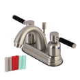 thumbnail image 1 of Kingston Brass KB8618DKL 4 in. Centerset Bathroom Faucet, Brushed Nickel, 1 of 3