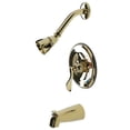 thumbnail image 1 of Kingston Brass KB8632DFL Tub and Shower Faucet, Polished Brass, 1 of 5