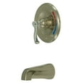 thumbnail image 1 of Kingston Brass KB8637FLTO Tub Only, Brushed Nickel/Polished Chrome, 1 of 2