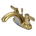 thumbnail image 1 of Kingston Brass KB8642NDL 4 in. Centerset Bathroom Faucet, Polished Brass, 1 of 2