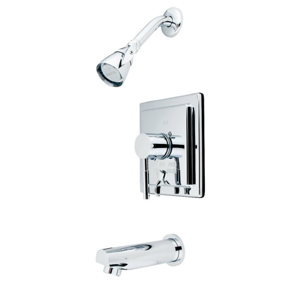 Kingston Brass KB86510DL Concord Single-Handle Tub and Shower Faucet, Polished Chrome
