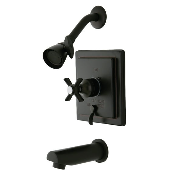 Kingston Brass KB86550ZX Tub/Shower Faucet, Oil Rubbed Bronze