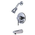 thumbnail image 1 of Kingston Brass KB86910DL Concord Tub & Shower Faucet, Polished Chrome, 1 of 2