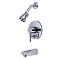thumbnail image 1 of Kingston Brass KB86910DLT Concord Trim Only With Diverter, Polished Chrome, 1 of 2