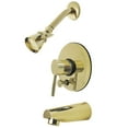 thumbnail image 1 of Kingston Brass KB86920DL Concord Tub & Shower Faucet, Polished Brass, 1 of 2