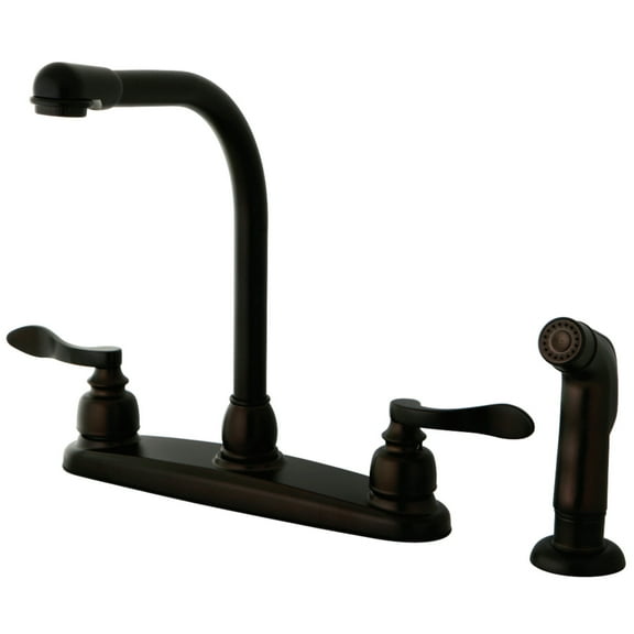 Kingston Brass KB8755NFLSP NuWave French Centerset Kitchen Faucet, Oil Rubbed Bronze