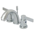 thumbnail image 1 of Kingston Brass KB8911NDL NuvoFusion Widespread Bathroom Faucet, Polished Chrome, 1 of 3