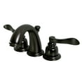 thumbnail image 1 of Kingston Brass KB8915NFL NuWave French Widespread Bathroom Faucet, Oil Rubbed Bronze, 1 of 3