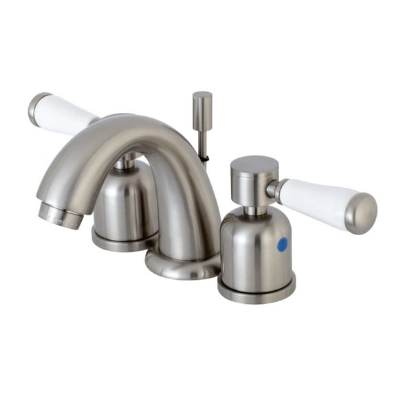 Kingston Brass KB8918DPL Paris Widespread Bathroom Faucet, Brushed Nickel