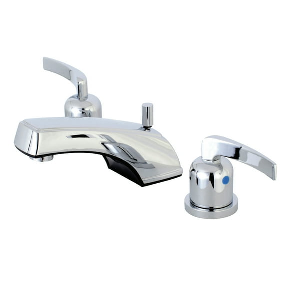 Kingston Brass KB8921EFL 8 in. Widespread Bathroom Faucet, Polished Chrome