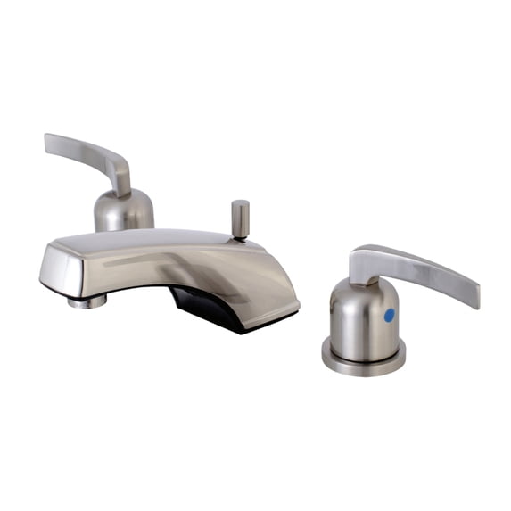 Kingston Brass KB8928EFL 8 in. Widespread Bathroom Faucet, Brushed Nickel
