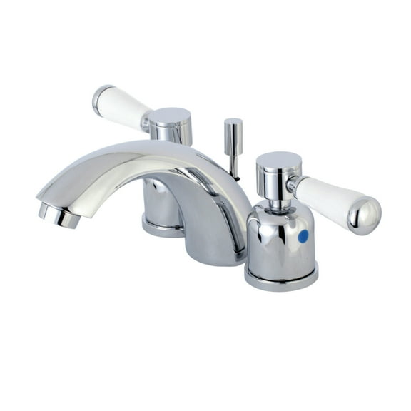 Kingston Brass KB8951DPL Paris Mini-Widespread Bathroom Faucet, Polished Chrome