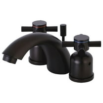 Kingston Brass KB8955DX Mini-Widespread Standard Mount Bathroom Faucet, Oil Rubbed Bronze