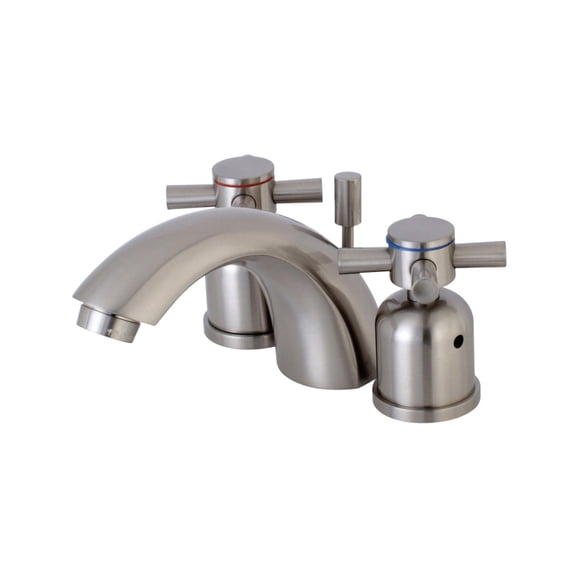 Kingston Brass KB8958DX Mini-Widespread Bathroom Faucet, Brushed Nickel