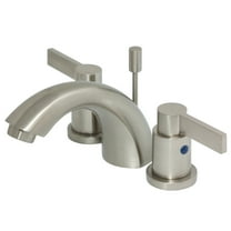 Kingston Brass KB8958NDL Mini-Widespread Bathroom Faucet, Brushed Nickel