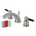 thumbnail image 1 of Kingston Brass KB8968DKL 8 in. Widespread Bathroom Faucet, Brushed Nickel, 1 of 3