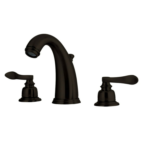 Kingston Brass KB8985NFL 8 in. Widespread Bathroom Faucet, Oil Rubbed Bronze