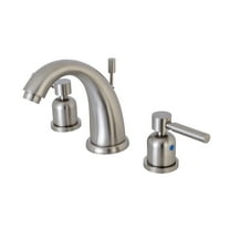 Kingston Brass KB8988DL 8 in. Widespread Bathroom Faucet, Brushed Nickel