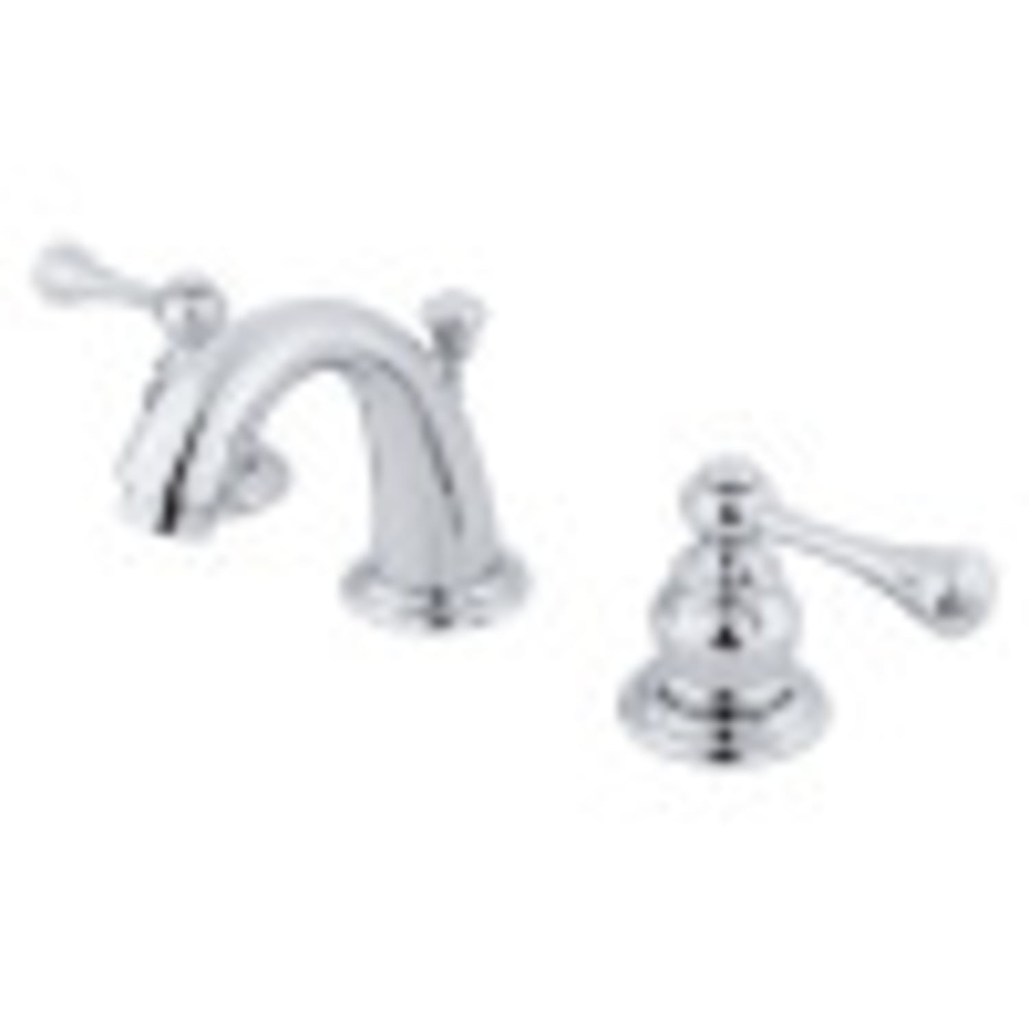 Vintage Elegance 4-8" Widespread Polished Chrome Bathroom Faucet