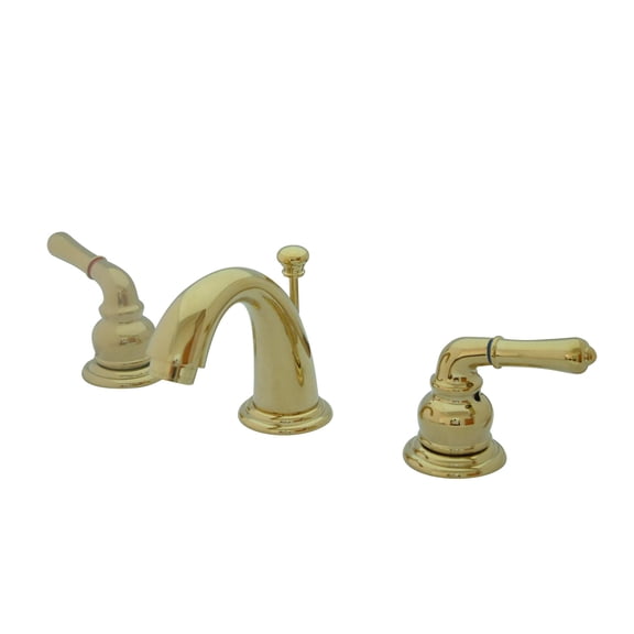 Kingston Brass Magellan Two Handle 4" to 8" Mini Widespread Lavatory Faucet with Retail Pop-up