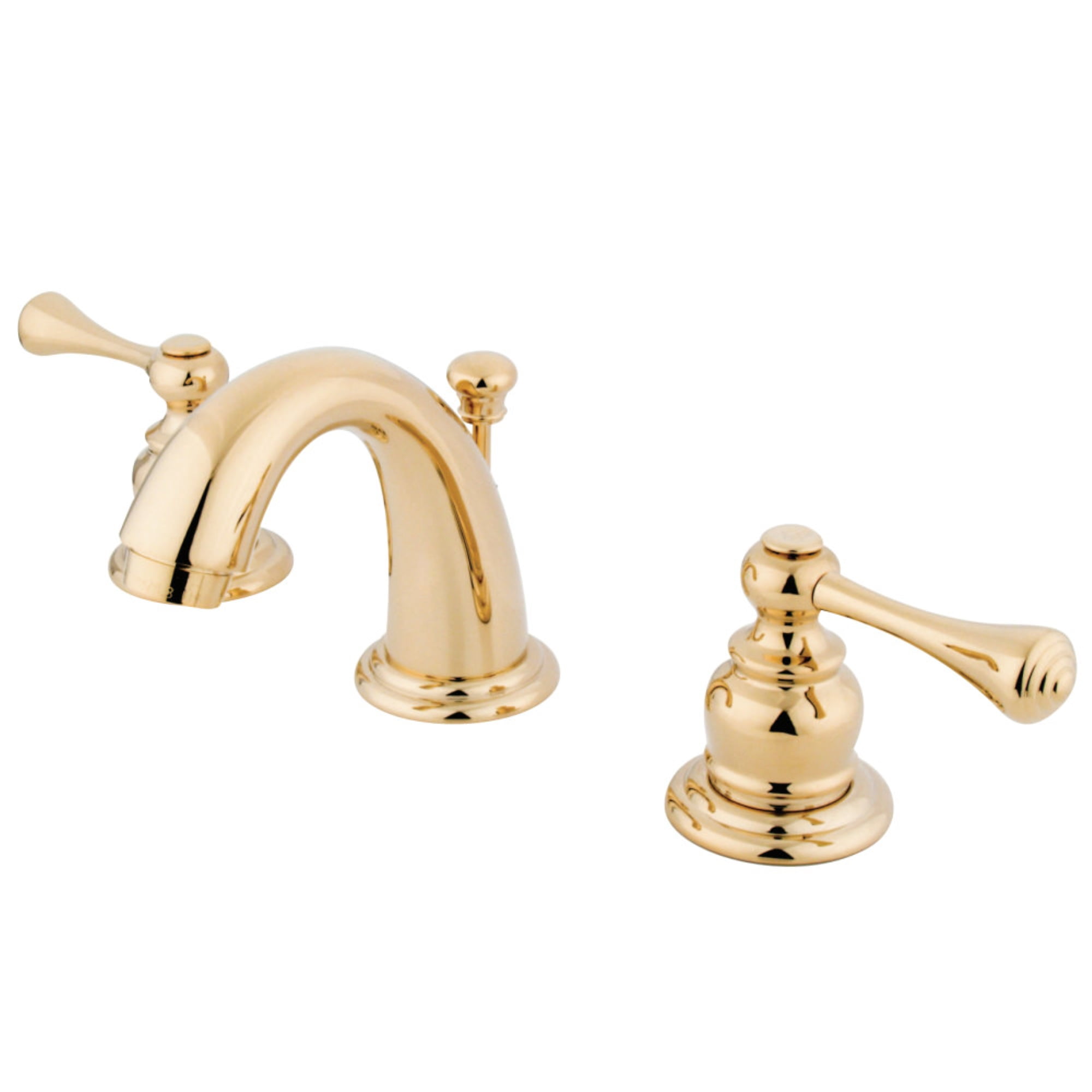 Kingston Brass KB912BL Vintage Widespread Bathroom Faucet, Polished Brass