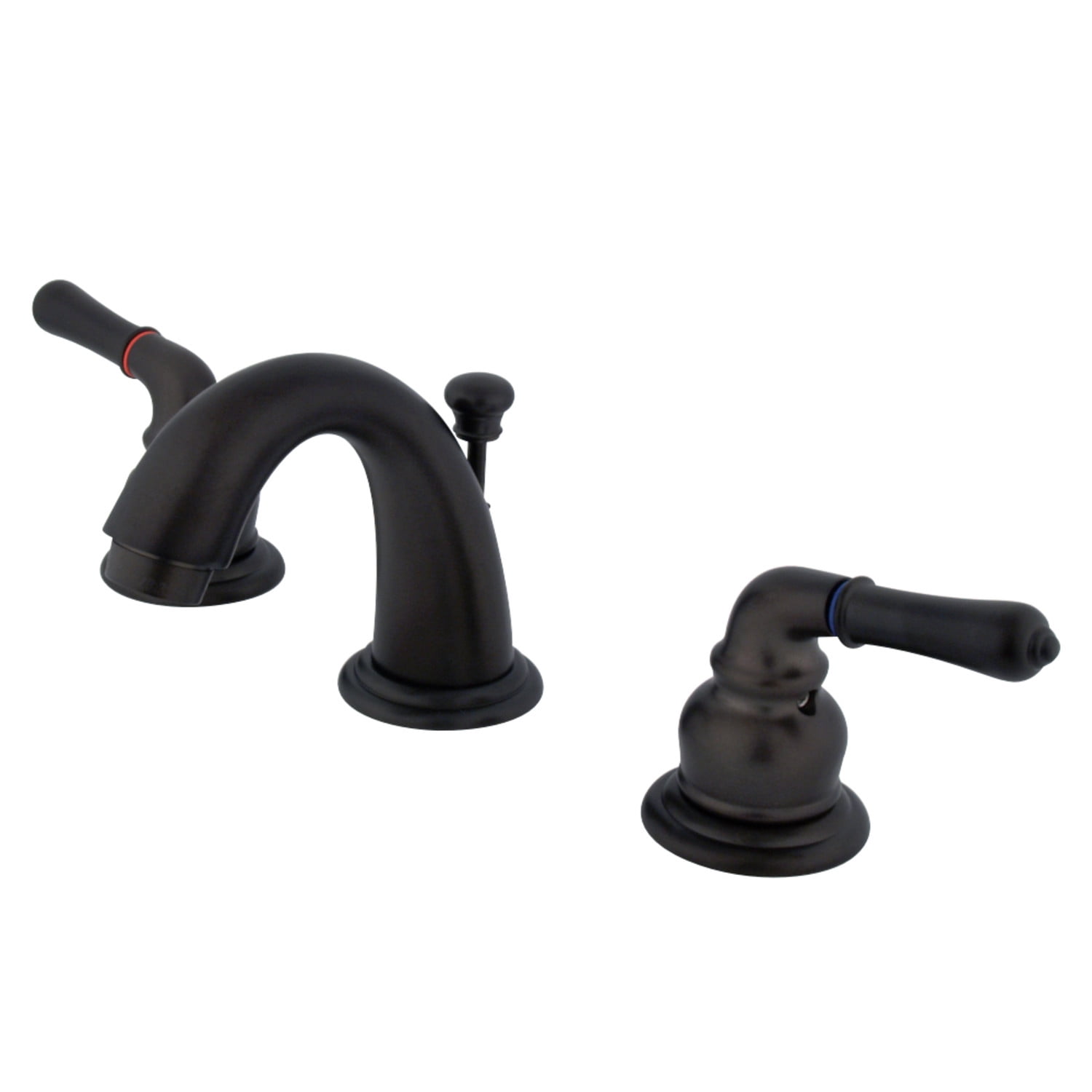 Kingston Brass Magellan Two Handle 4" to 8" Mini Widespread Lavatory Faucet with Retail Pop-up