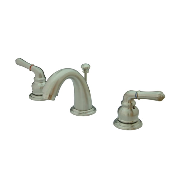 Kingston Brass KB918 Magellan Widespread Bathroom Faucet, Brushed Nickel