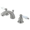 thumbnail image 1 of Kingston Brass KB948B Mini-Widespread Bathroom Faucet, Brushed Nickel, 1 of 5