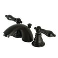 thumbnail image 1 of Kingston Brass KB950AKL Duchess Mini-Widespread Bathroom Faucet, Matte Black, 1 of 5