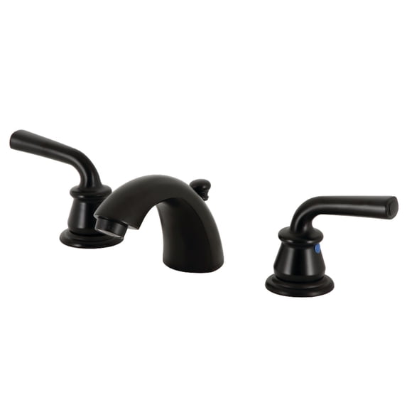 Kingston Brass KB950RXL Restoration Mini-Widespread Bathroom Faucet, Matte Black