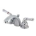 thumbnail image 1 of Kingston Brass KB951B Victorian Mini-Widespread Bathroom Faucet, Polished Chrome, 1 of 5