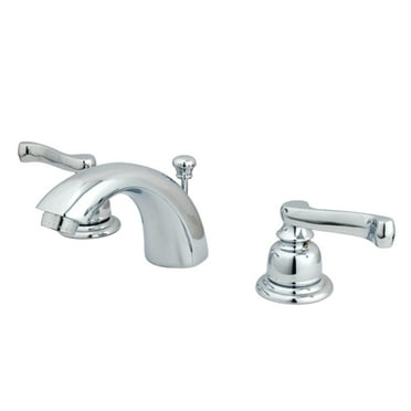 Kingston Brass KB951FL Royale Mini-Widespread Bathroom Faucet, Polished Chrome