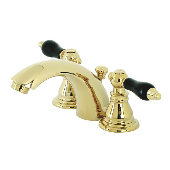 Kingston Brass KB952AKL Duchess Mini-Widespread Bathroom Faucet, Polished Brass