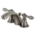 thumbnail image 1 of Kingston Brass KB953ACL American Classic Mini-Widespread Bathroom Faucet, Black Stainless, 1 of 2